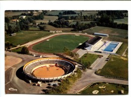 CP - HAGETMAU (40) VUE AERIENNE COMPLEXE SPORTIF  (STADE) - Hagetmau