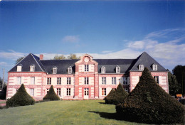 80.  FRIVILLE-ESCARBOTIN.  CARTE PHOTO.  LE CHÂTEAU DE FRIVILLE ET MAISON DE RETRAITE.  BEAU PLAN.  EXEMPLAIRE UNIQUE. - Friville Escarbotin