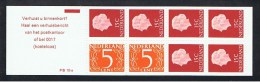 Nederland Y/T Carnet C 611b (**) - Carnets Et Roulettes