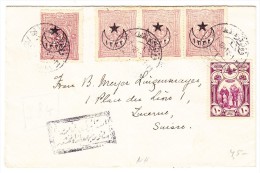 Türkei 1916Brief Von American College For Girls In Constantinopel Nach Luzern - Storia Postale