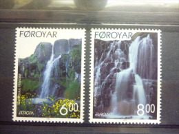 THEMA EUROPA FAROER 350/351 Xx ( YVERT ) COTE : 6.50 EURO ( E ) - 1999