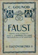 FAUST C. GOUNOD DRAMMA LIRICO IN CINQUE ATTI AUTENTICO 100% - Film En Muziek