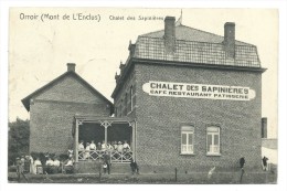 Carte Postale - ORROIR - MONT DE L'ENCLUS - Chalet Des Sapinières - Café Restaurant - CPA   // - Kluisbergen