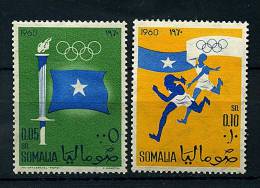 Somalie ** N° 4/5 - J.O. De Rome  ( Drapeau, Flamme, Relais) - Somalia (1960-...)