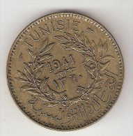 Tunesia  2 Francs 1941  Km 248   Vf+ - Tunisie