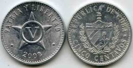 Cuba 5 Centavos 2008 KM 34 PAYPAL ATTENDRE / WAITING - Kuba