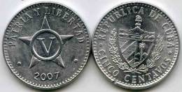 Cuba 5 Centavos 2007 KM 34 PAYPAL ATTENDRE / WAITING - Kuba