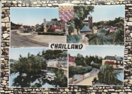 CHAILLAND -53- VUE GENERALE LA VALLEE VUE DE ROSE BLANCHE L'ILE SUR ERNEE AU BORD DE L'ERNEE - MULTIVUES - Chailland