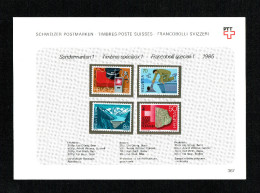 ** FEUILLE DE COLLECTION Nr:367. TIMBRES NEUFS 1985 C/.S.B.K. Nr:711/714. Y&TELLIER Nr:1219/1222. MICHEL Nr:1290/1293.** - Unused Stamps