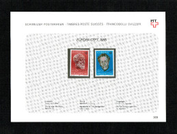 ** FEUILLE DE COLLECTION Nr:369. EUROPA TIMBRES 1985 C/S.B.K. Nr:715/716. Y&TELLIER Nr:1223/1224. MICHEL Nr:1294/1295.** - Nuevos