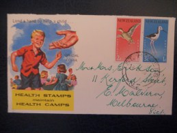 Nouvelle Zelande Lettre De St Heliers 1959 Pour Melbourne - Storia Postale