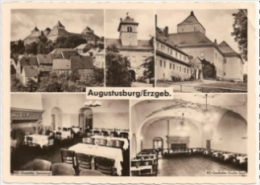 Augustusburg - S/w Mehrbildkarte 1 - Augustusburg