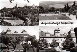 Augustusburg - S/w Mehrbildkarte 6 - Augustusburg