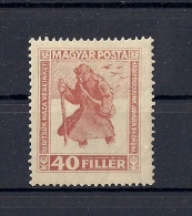 Hongrie 1920 YT- 284A - Mi 312Y * - Unused Stamps