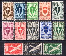 Cameroun - 1942 - "France Libre" Definitives (Part Set) - MH - Nuevos