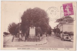 Delcampe - Saint Denis Hors - Le Monument Et Rue De Tours - Amboise
