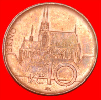 * BRNO (1993-2022)★ CZECH REPUBLIC ★ 10 KORUN 2010! UNC! LOW START! ★ NO RESERVE! - Czech Republic