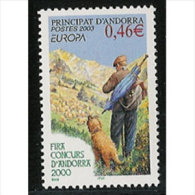 ANDORRA FRANCESA 2003 - EUROPA  - YVERT Nº 580 - Unused Stamps