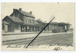 CPA - Solesme - La Gare - Solesmes