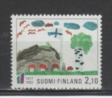 (SA0425) FINLAND, 1992 (Finland's Independence Trough The Eyes Of A Child. Child's Painting). Mi # 1188. MNH** Stamp - Nuevos