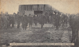 SOMME  80   BRAY SUR SOMME  FERME DE BRONFAY  VENTE SALVAUDON  18 JUIN 1933  N°8 - Bray Sur Somme