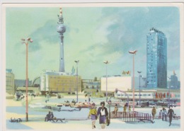 Berlin-alexanderplatz Mit Fernsehturm-unused,perfect Shape - Fehmarn