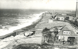 Den Helder, Kustlijn Met "Lange Jaap" (vuurtoren)  (glansfotokaart) - Den Helder