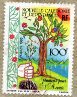 Nelle CALEDONIE : Campagne Pour Le Reboisement : Arbre Stylisé, Main Plantant Une Jeune Tige - - Used Stamps