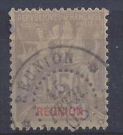 #6 - REUNION - N° 48 - Oblitéré - Très Bien Centré - Used Stamps