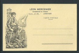 Lessines. Charbons & Cokes Léon Mercenier. Belle Illustration. Charbonnage, Mine, Mineur... - Lessines
