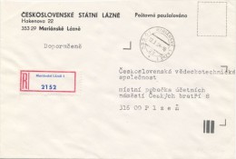 I8982 - Czechoslovakia (1984) 353 01 Marianske Lazne 1; Czechoslovak State Baths - Termalismo