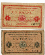 03 -montluçon Gannat -1 Franc Et 50 Centimes 1921 - Cámara De Comercio