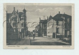 Edenkoben (Allemagne, Rhénanie-Palatinat) : Bahnhofstrasse  En 1929 (lebendich) PF. - Edenkoben