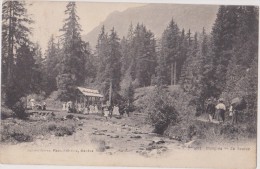 SUISSE,HELVETIA,SWISS,SWI TZERLAND,SVIZZERA,SCHWEIZ ,MORGINS,VALAIS,en 1906,fete,source,bien Etre,photo Julien Geneve - Sonstige & Ohne Zuordnung