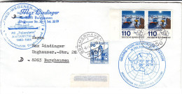 Philatélie Polaire - Bateaux - Antarktis U - Allemagne - Lettre De 1984 - Oblitération Bremershaven - Station Neumay - Antarctische Expedities