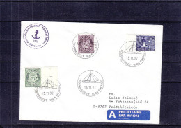 Philatélie Polaire ?? - Norvège - Lettre De 1992 - Oblitération Polarmuseet Tromso - Phares - Bateaux - Encre - Marine - Storia Postale