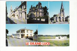 Carte VOYAGEE EN 1990 LE GRAND LUCE / MULTIVUES - Le Grand Luce