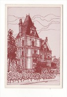 Carte 1980 DESSIN DE MAKYO / Le GRAND LUCE / LA VILLA NEUFMESNIL - Le Grand Luce