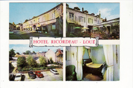 Carte 1975 LOUE / HOTEL RICORDEAU MULTIVUES - Loue