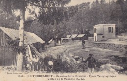 LE TOURNAIRET  GRANGE DE LA BRASQUE  POSTE TELEGRAPHIQUE  VESUBIE    CIRCULEE EN 1909 - Roquebilliere