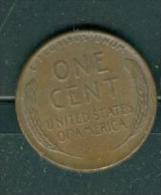 ETATS-UNIS ... UN CENT 1956. Pia7905 - 1909-1958: Lincoln, Wheat Ears Reverse