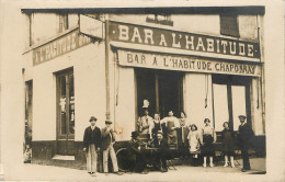 Chaponnay : Bar A L'habitude - Carte Photo - Autres & Non Classés