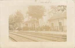 Condrieu : Carte Photo De La Gare - Condrieu