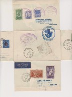 1937-EXPOSITION DE 1937.PAR AVION AUTOUR DU MONDE - 1927-1959 Cartas & Documentos