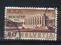 W1062 - SVIZZERA 1938 , Servizio Il N. 161 Usato - Oficial