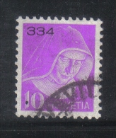 W1189 - SVIZZERA 1935 , Franchigia Il N. 14Ab Usato . Goffrata - Vrijstelling Van Portkosten