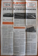 Journal Alsthom Transport A 100 Ans En 1979 - Spoorwegen En Trams