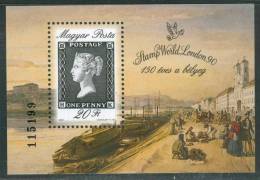 HUNGARY-1990.Souvenir Sheet - Penny Black,150th Anniv. MNH! - Ungebraucht