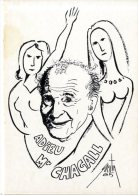 ADIEU MONSIEUR CHAGALL  -   ILLUSTRATION DE E. QUENTIN  -  1985 - Quentin