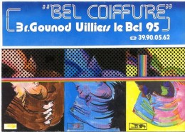 BEL COIFFURE  -  VILLIERS LE BEL  -   ILLUSTRATION DE E. QUENTIN  - - Quentin